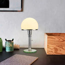 GobekUsa Bauhaus Mushroom Table Lamp - Milk White Glass, Bedroom & Coffee Table Lighting
