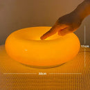 GobekUsa Bauhaus Orange Glass Table Lamp