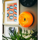 GobekUsa Bauhaus Orange Glass Table Lamp