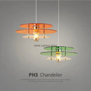 GobekUsa Bauhaus PH UFO Pendant Acrylic Chandelier with LED Lights