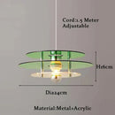 GobekUsa Bauhaus PH UFO Pendant Acrylic Chandelier with LED Lights