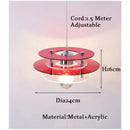 GobekUsa Bauhaus PH UFO Pendant Acrylic Chandelier with LED Lights