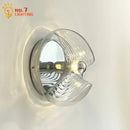 GobekUsa Bauhaus Wavy Glass Wall Lamp LED G9 Home Decor Living Room Bedroom Bar