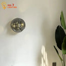 GobekUsa Bauhaus Wavy Glass Wall Lamp LED G9 Home Decor Living Room Bedroom Bar