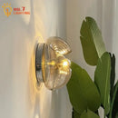 GobekUsa Bauhaus Wavy Glass Wall Lamp LED G9 Home Decor Living Room Bedroom Bar