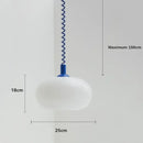 GobekUsa Bauhaus Glass Chandeliers Nordic Pendant Lights for Bedroom Living Room Dining Room Restaurant
