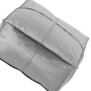 Nati - Square Pouf Ottoman And Floor Cushion - Smoke by HouseOfZazla