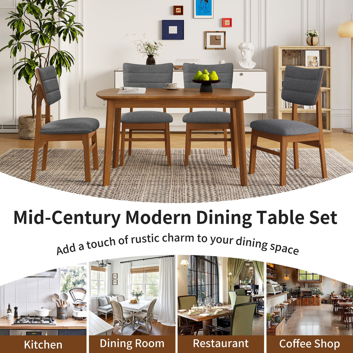 Mid Century Modern Dining Table, photo 5 of 10