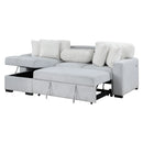 Ford - Reversible Pull Out Sofa Bed - Light Gray by HouseOfZazla