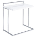Rectangular Top Snack Table - White