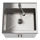 Kyle - Laundry Cabinet & Faucet And Stainless Steel Sink by Unique Piece Furniture
