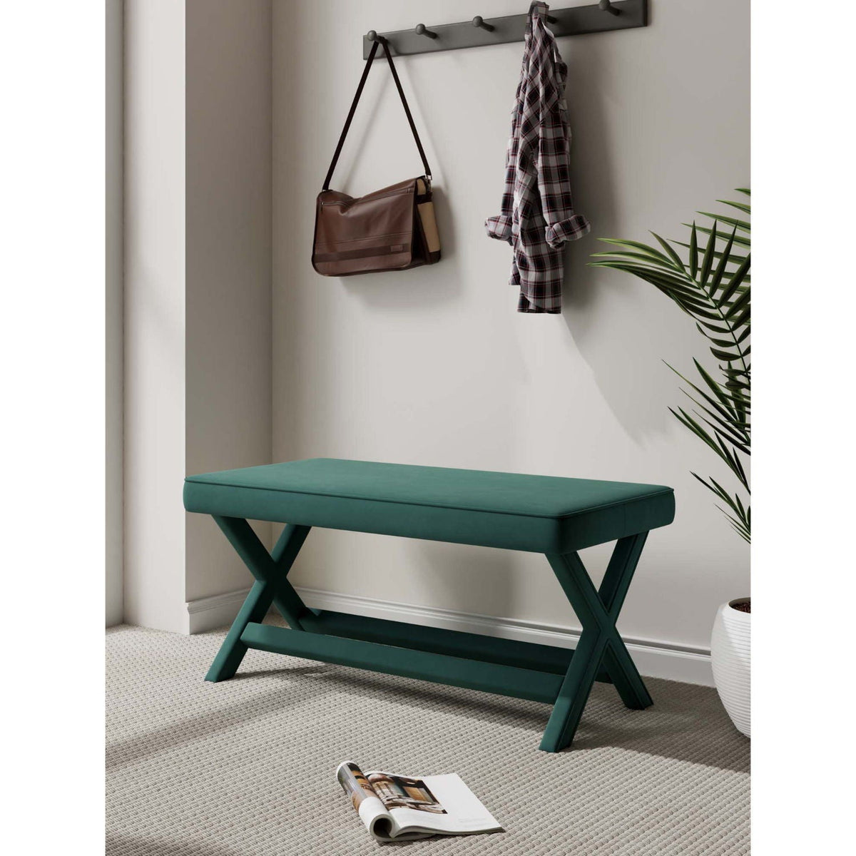 Abigail - Accent Bench With Piped Cushion, photo 35 of 40