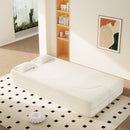 Modern Floor Sofa With 2 Pillows, Twin Size For Living Room by HouseOfZazla