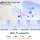 Unique Smart Toile With Built In Bidet, Auto Open / Close Seat, Foot Sensor, LED Display, Night Light, Warm Water & Dryer Ceramic