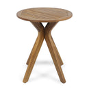Stamford Outdoor Bistro Table Acacia Wood X-Base Teak by HouseOfZazla