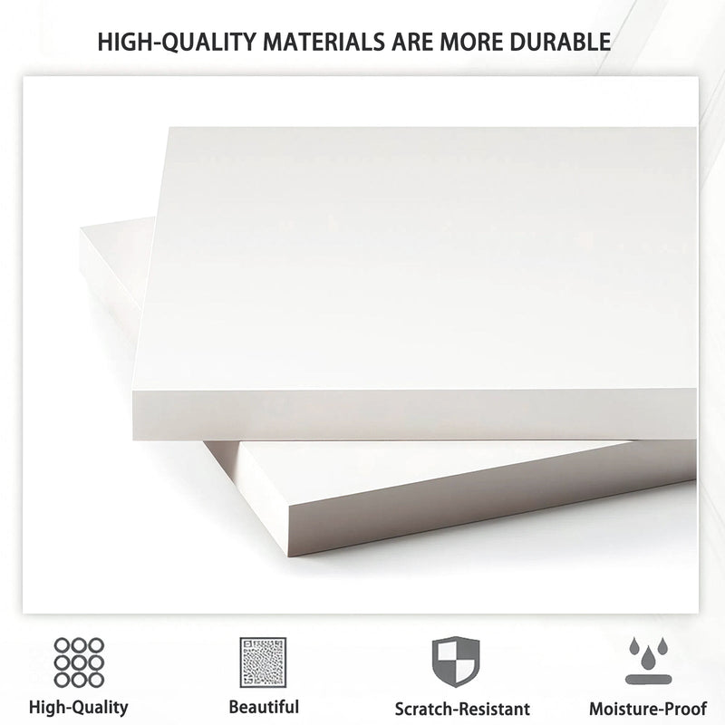 2 Tier Shoe Bench with Padded Seat, 2 Barn Doors and Adjustable Shelves, for Entryway and Living Room, White MDF