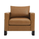 Modern Accent Chair Stylish Club Chair Armchair with Rubberwood Legs for Living Room, Bedroom, or Office by HouseOfZazla