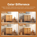 Bathroom Vanity With Sink, 3 Drawers, Soft Close Door - Natural Wood by HouseOfZazla