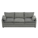 Modern 3 Seater Sofa With Side Storage Pockets For Living Room by HouseOfZazla