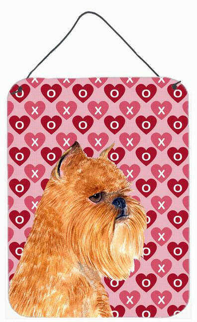 Brussels Griffon Hearts Love and Valentine's Day Wall or Door Hanging Prints