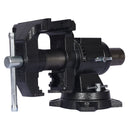 Heavy Duty 5" Multi Jaw Rotating Bench Vise with 360° Swivel Base and Head by HouseOfZazla