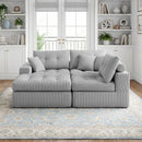 Corner Chaise L-Shaped Sectional Sofa Bed