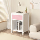 Nightstand With 1 Drawer 1 Shelf