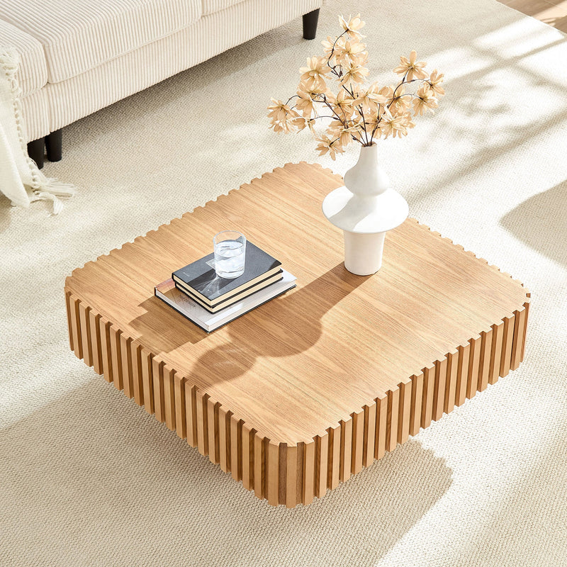 Modern Handcraft Drum Coffee Table, photo 6 of 10