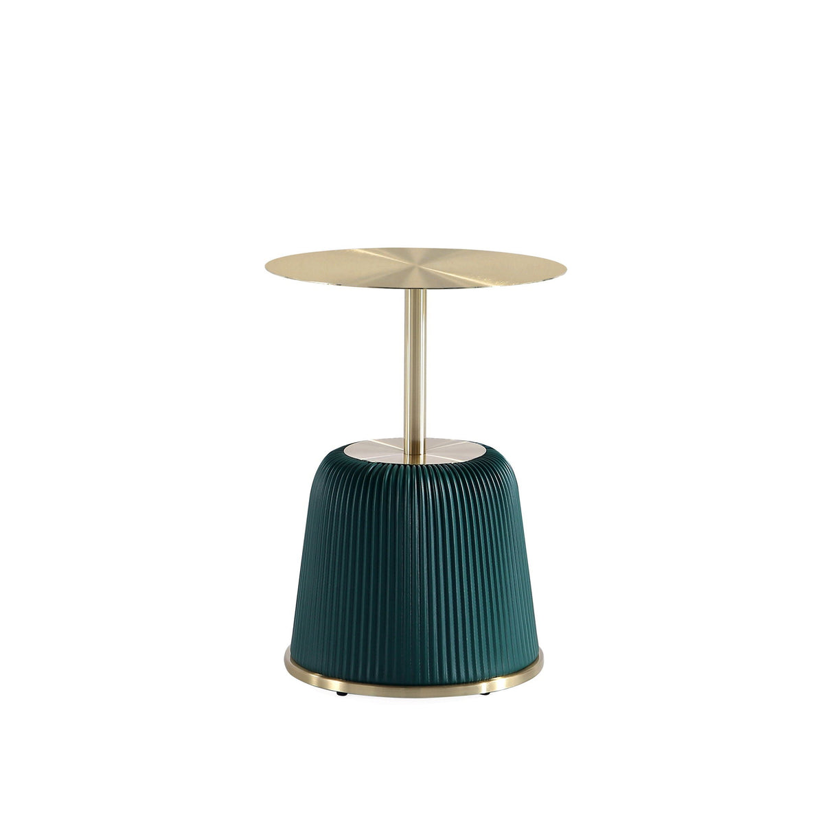 Anderson - Upholstered End Table With Round Top, photo 4 of 16