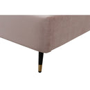 Crosby - Bed With Upholstered Headboard And Slats by HouseOfZazla