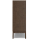 Harper - Low 6 Cube Storage With Drawers - Walnut Brown by Unique Piece Furniture