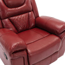Home Theater Seating Manual Recliner Chair With Led Light Strip For Living Room by HouseOfZazla
