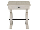 Bronwyn - Rectangular End Table - Alabaster