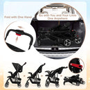 Toddler Travel Stroller for Airplane with Canopy and Adjustable Backrest by LJGDeals