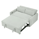 Pull-Out 2 Seat Modern Sleeper Sofa With 2 Throw Pillows And USB Ports by HouseOfZazla