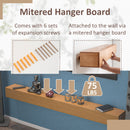 72" Fireplace Mantel Wooden Wall Mounted Floating Shelf 8" Deep Solid Pine Wood,Natural