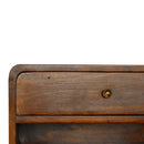 Curve Upper Slot Floating Nightstand by Unique Piece Furniture