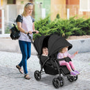 Foldable Lightweight Front Back Seats Double Baby Stroller by LJGDeals