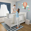 Bed Rail Guard for Toddlers Kid with Adjustable Height and Safety Lock by LJGDeals