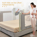 Bed Rail Guard for Toddlers Kid with Adjustable Height and Safety Lock by LJGDeals