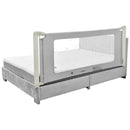 Bed Rail Guard for Toddlers Kid with Adjustable Height and Safety Lock by LJGDeals