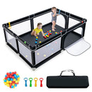 Extra-Large Safety Baby Fence with 50 Ocean Balls by LJGDeals
