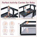 Extra-Large Safety Baby Fence with 50 Ocean Balls by LJGDeals