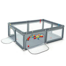 Extra-Large Safety Baby Fence with 50 Ocean Balls by LJGDeals