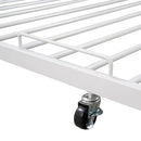 Platform Bed Frame With Trundle, USB Ports And Slat Support, No Box Spring Needed by HouseOfZazla