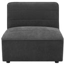 Vincent - 6 Piece Modular Sectional - Charcoal by HouseOfZazla