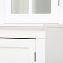 Retro Style Hutch Cabinet With Glass Door, China Cabinet For Home by HouseOfZazla