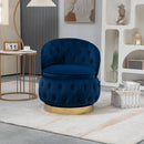 360 Degree Swivel Cuddle Barrel Accent Storage Chairs, Round Armchairs with Wide Upholstered, Fluffy Velvet Fabric Chair for Living Room, Bedroom, Office, Waiting Rooms