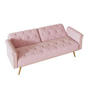 Luxurious Sofa Bed With Nail Head Trim And Matching Pillow by HouseOfZazla