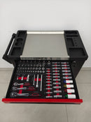 7 Drawer SPCC Rolling Tool Chest with 258-Piece Complete Tool Set